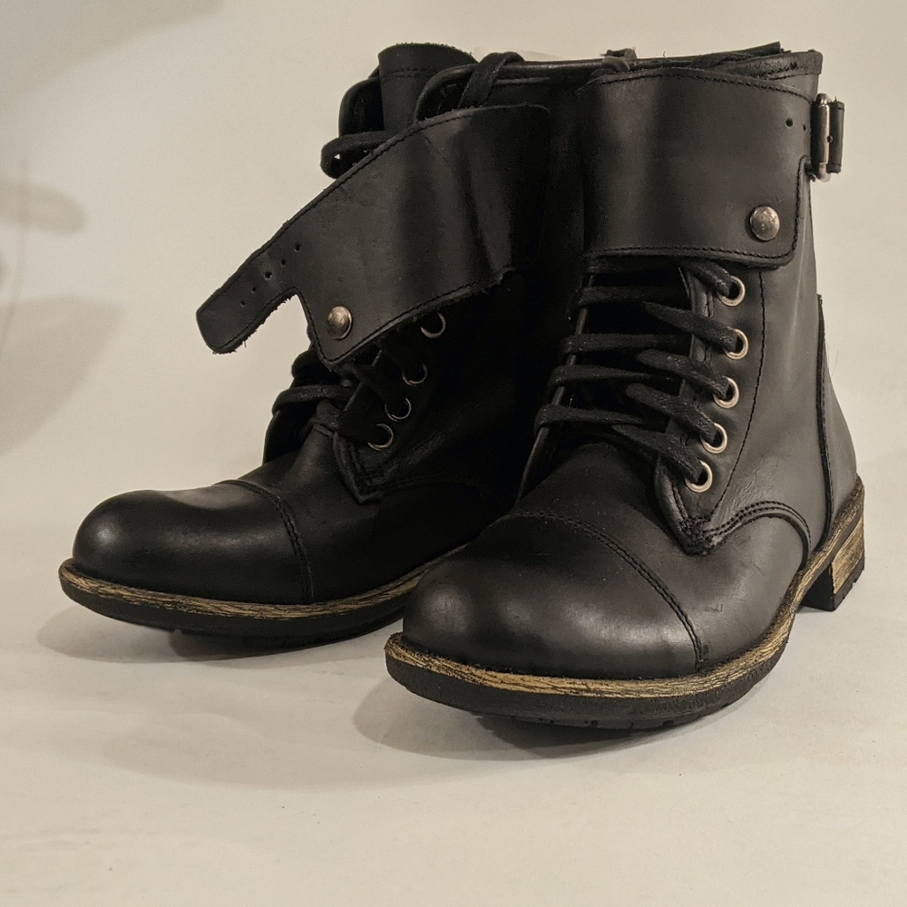 *NEW* CD Leather Moto/ combat boots